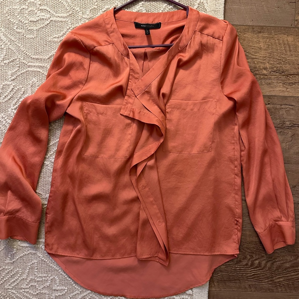 BCBG Silk top, small